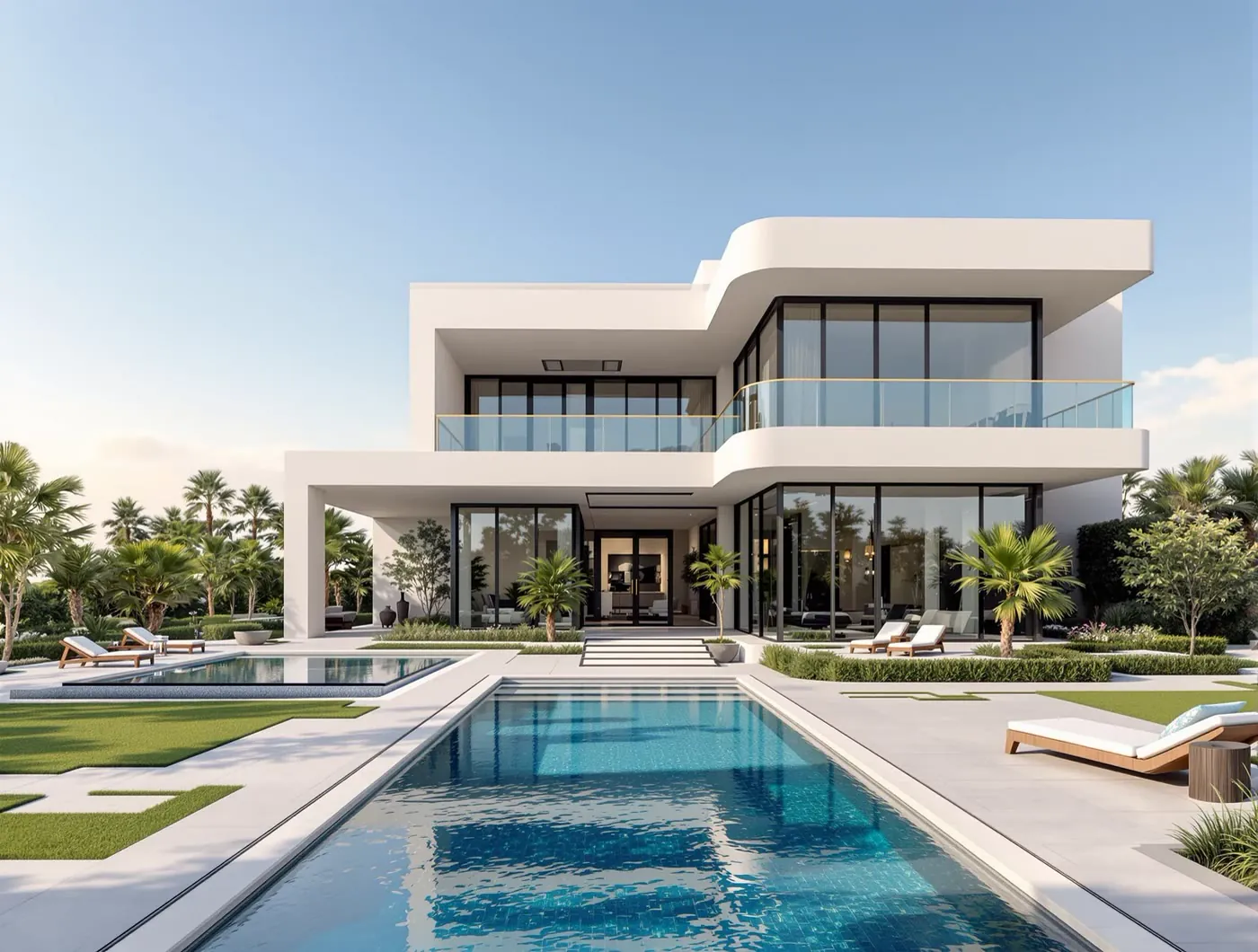 Large villa project representing George Group villa sourcing services