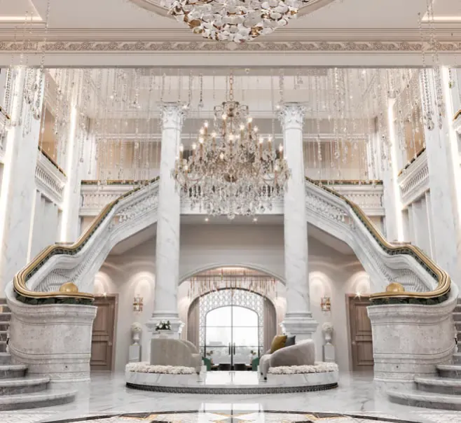 Marble and granite finishes for large-scale projects