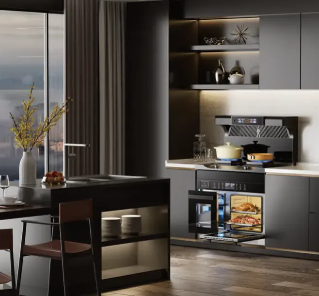 Integrated appliance options for kitchens and project interiors