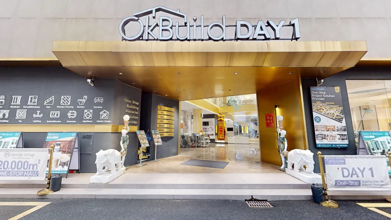 Exterior or entrance of Day1 Showroom in Foshan
