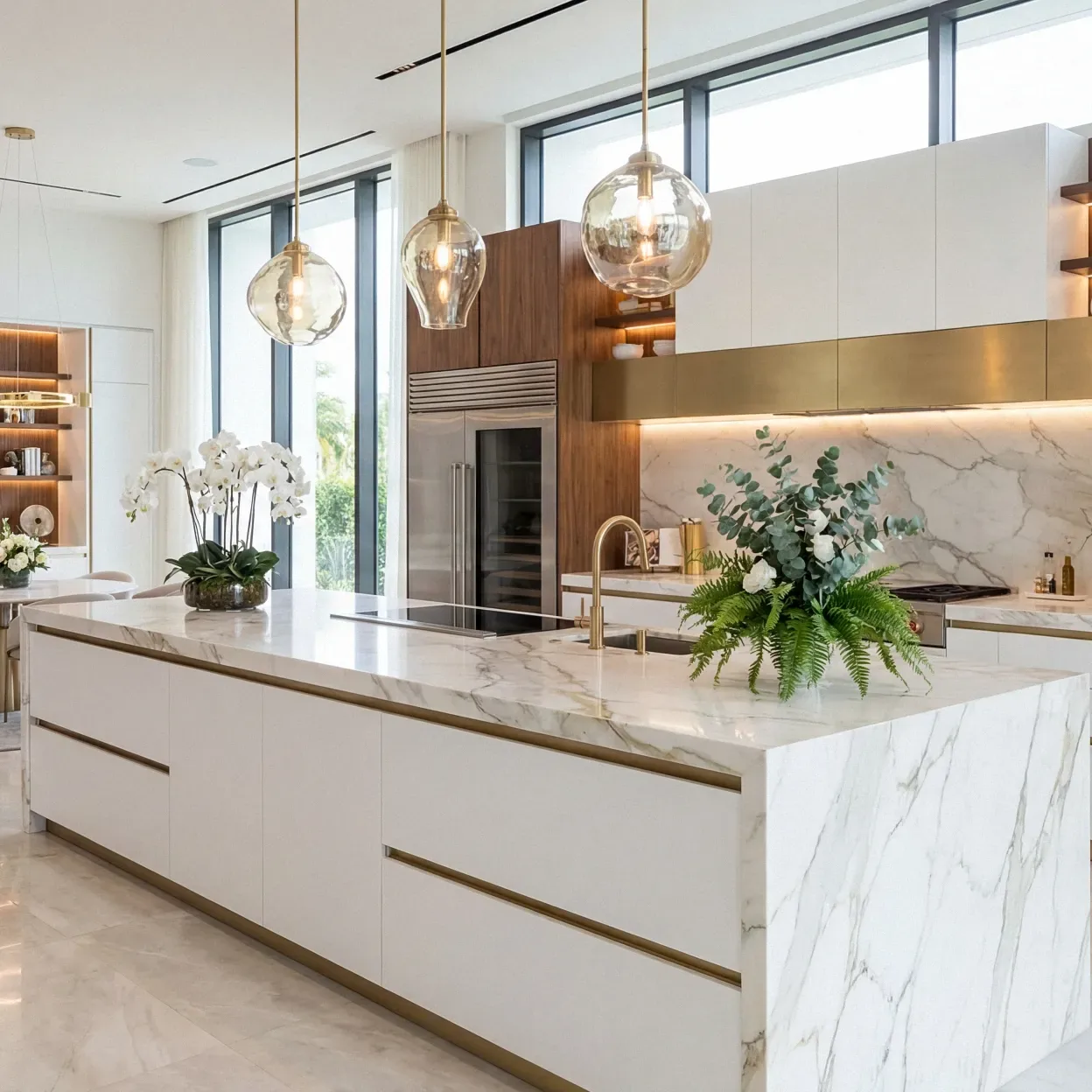 Modern luxury kitchen cabinets for project sourcing