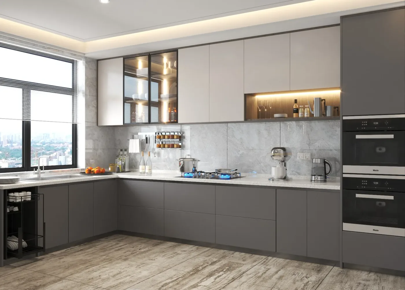 Modern kitchen cabinets for developer and residential projects