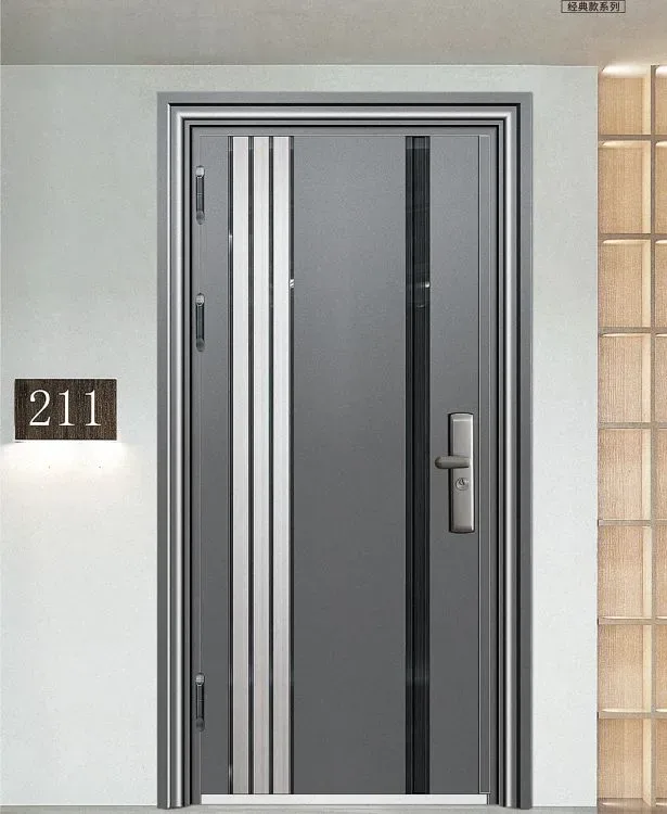 Modern interior doors coordinated with a residential interior