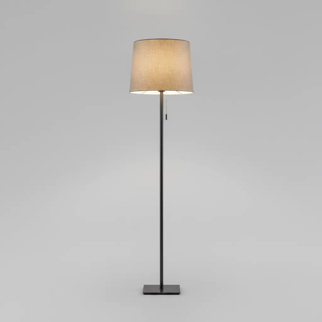Minimal floor lamp for a coordinated interior