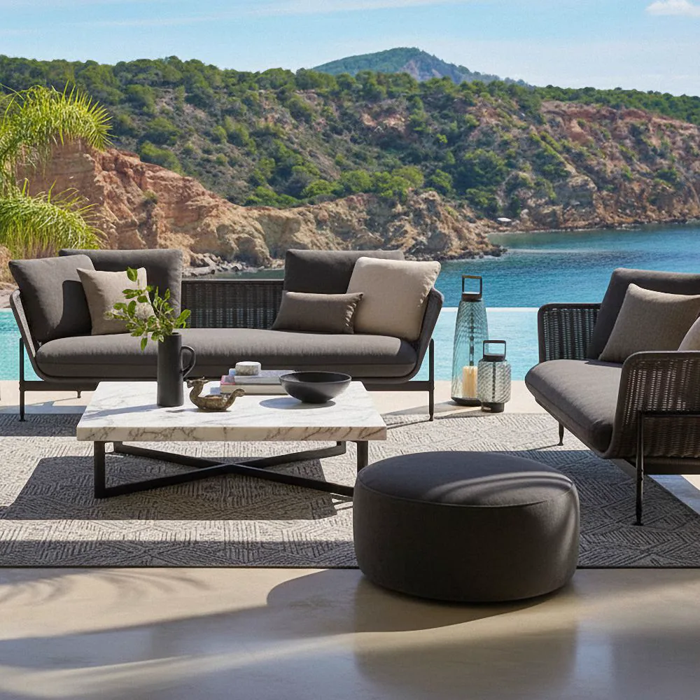 Outdoor furniture for a villa hotel or resort project