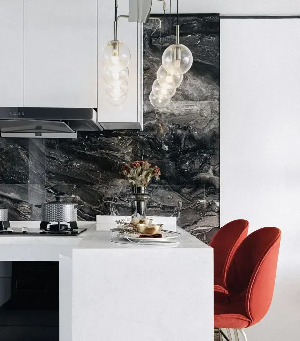 Kitchen and dining furniture coordinated around project room layouts